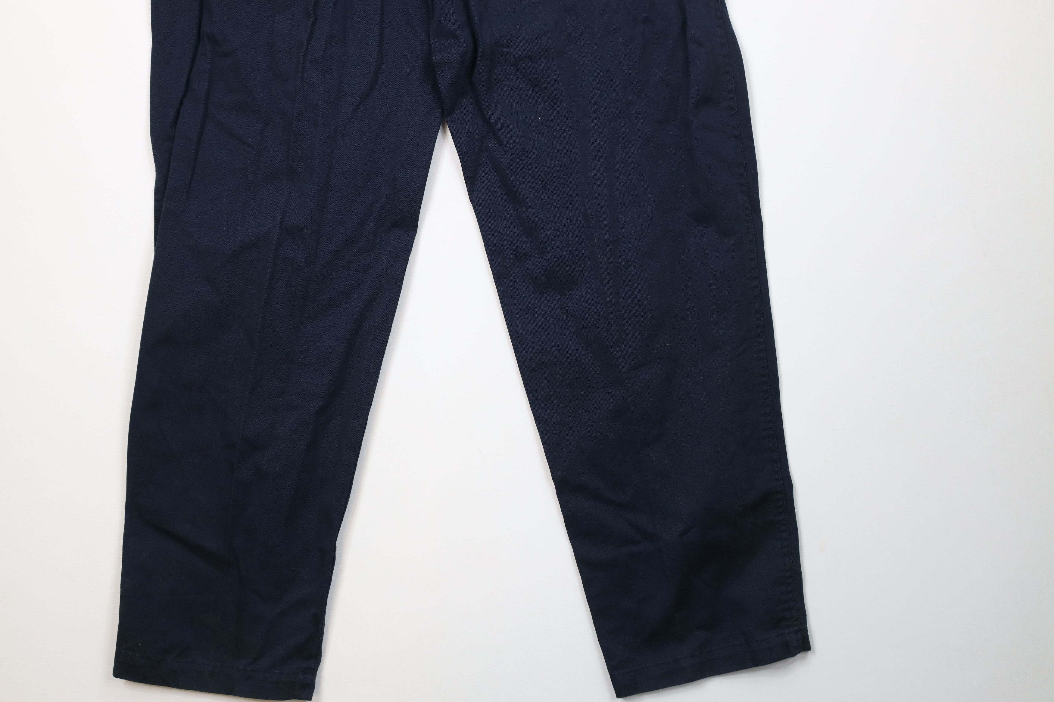 Vintage Deadstock Vintage 90s Streetwear Fit Chino Pants Blue Size US 32 / EU 48 - 12 Thumbnail