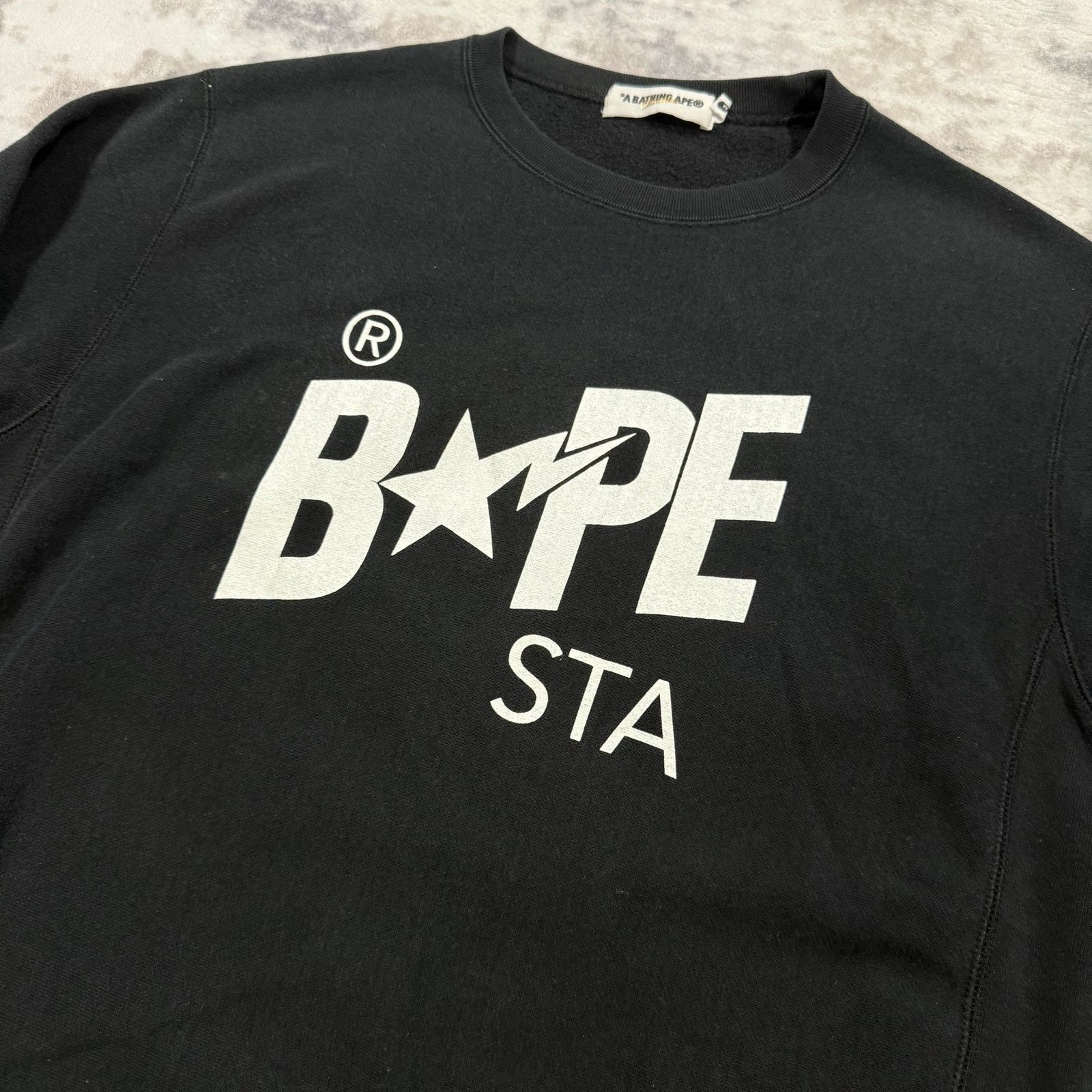 Bape × Nigo Authentic Bape 2000’s Bapesta Crewneck M Size US M / EU 48-50 / 2 - 2 Thumbnail