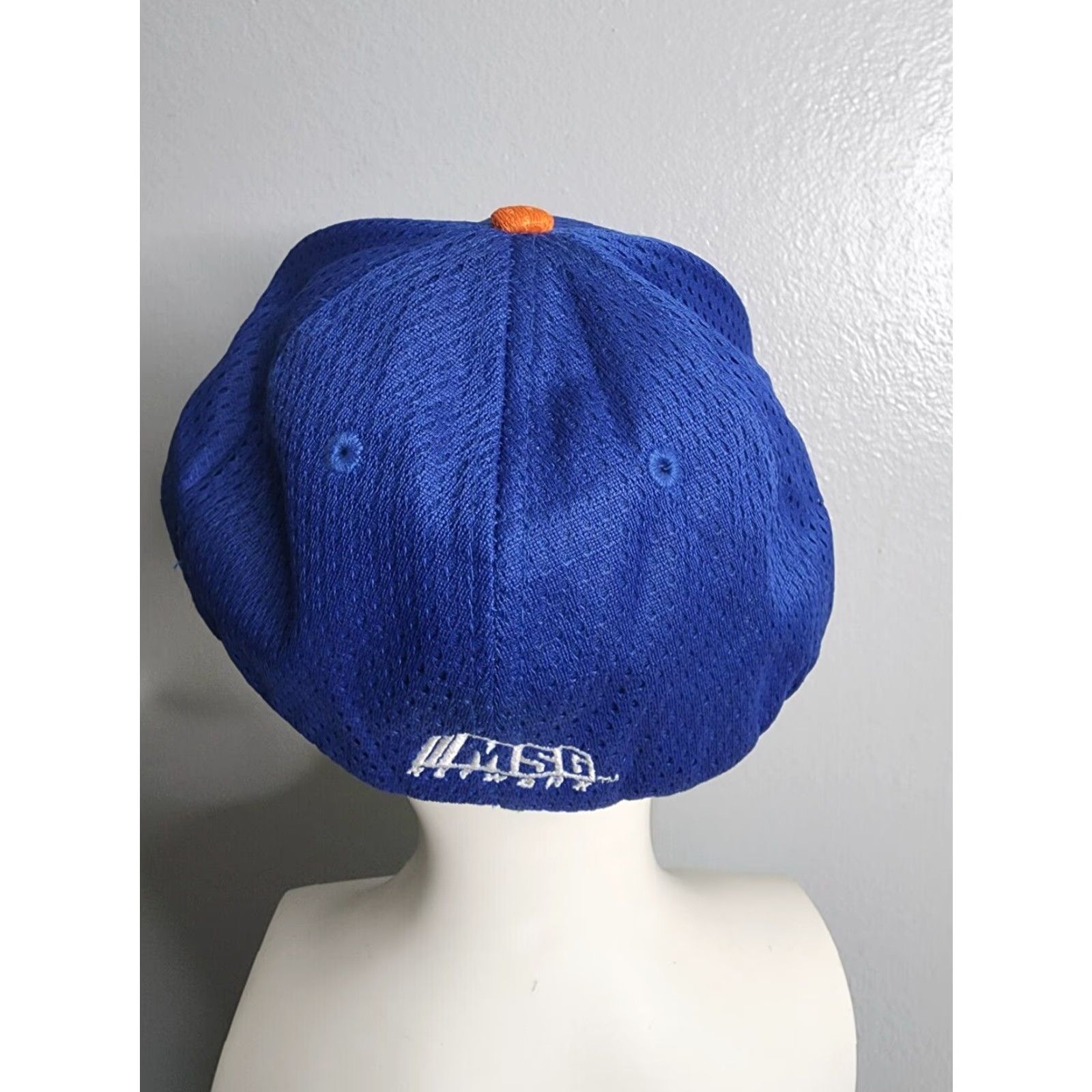 MSGM VINTAGE MSG Mets Baseball Cap Hat Dad OSFA Blue Twill Size ONE SIZE - 2 Thumbnail
