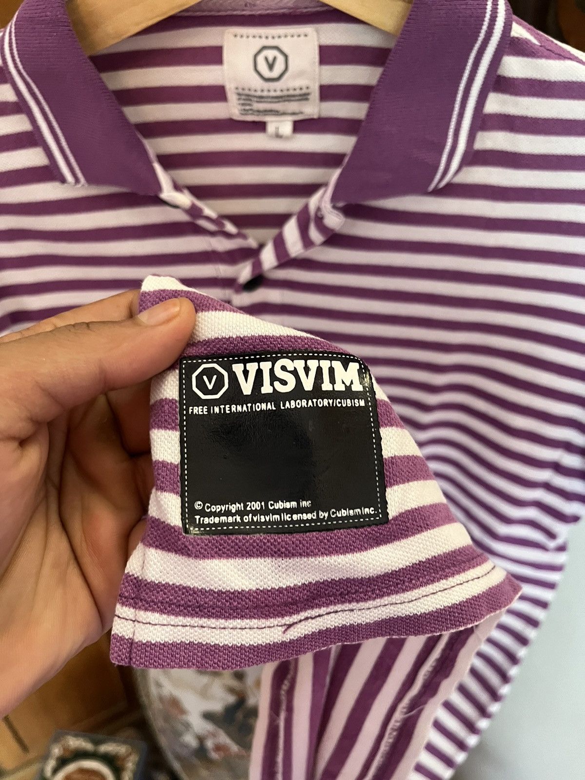 Visvim Vintage Visvim Striped Polo Shirt Size US M / EU 48-50 / 2 - 5 Thumbnail