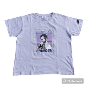 T-shirt Shinobu Kocho Demon Slayer – Kimetsu No Yaiba – Motif Papillon Violet Pour Femme