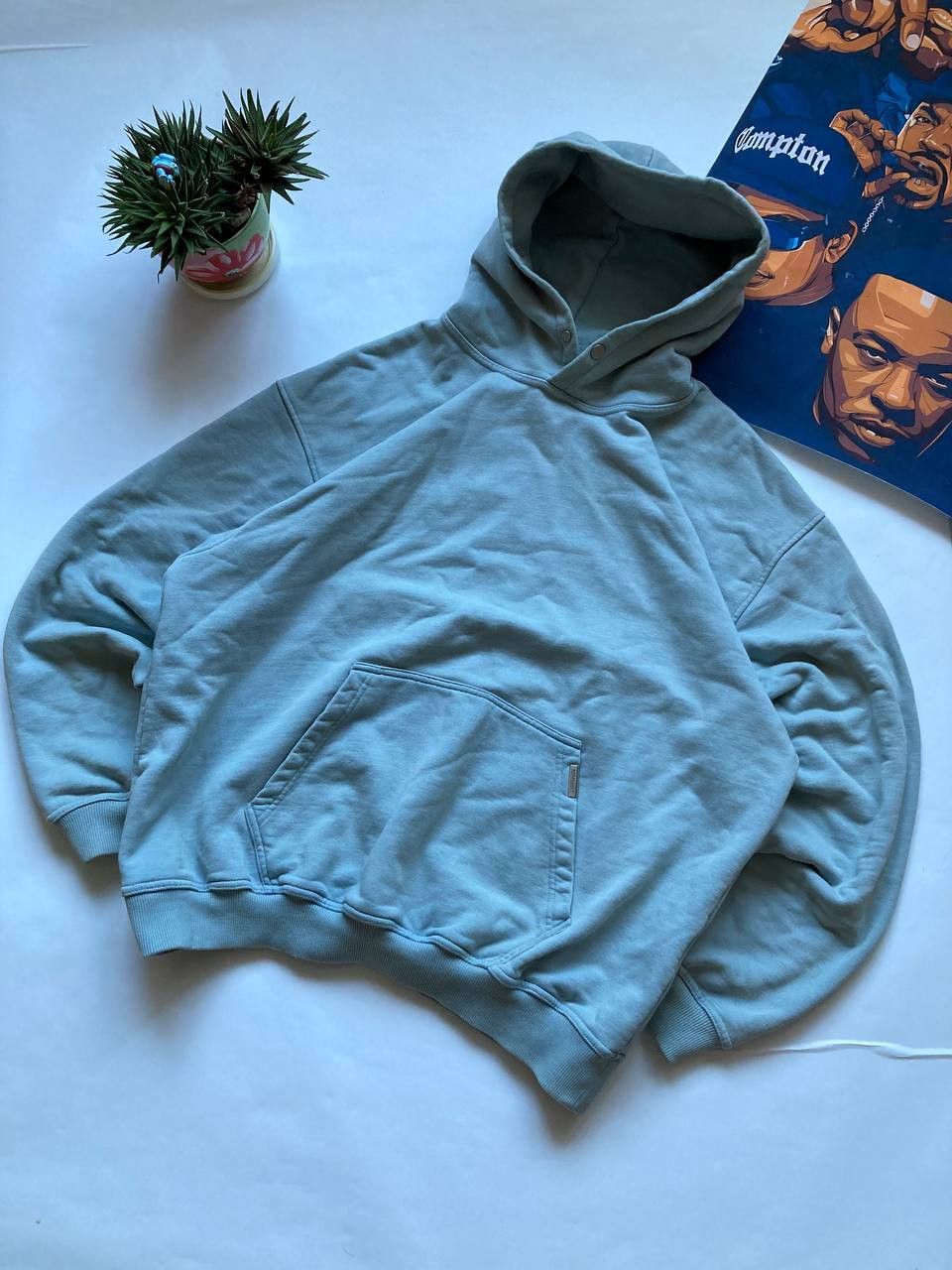 Designer × Represent Clo. Represent Clo Hoodie Light Blue Size US XL / EU 56 / 4 - 1 Thumbnail