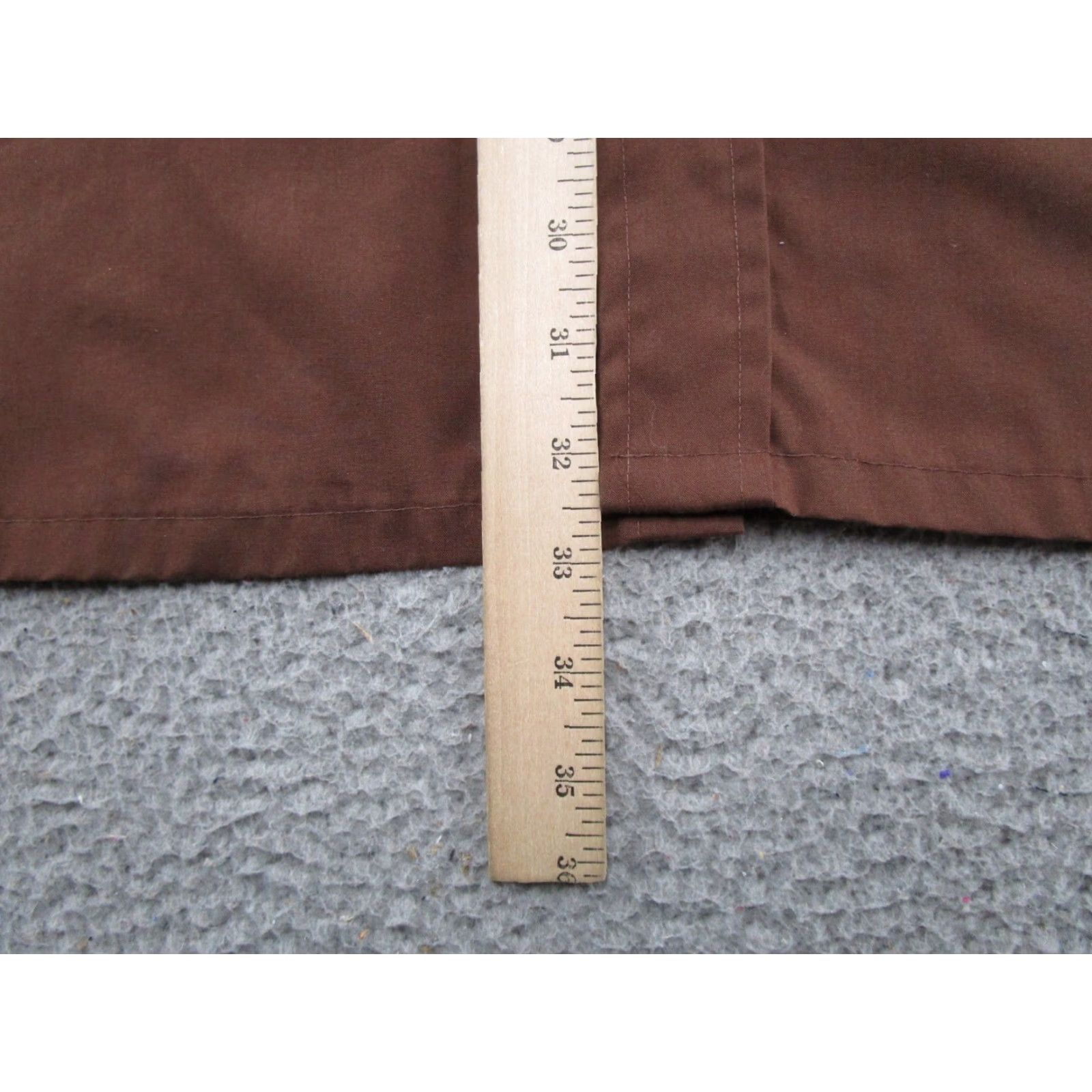 JCPenney VINTAGE JC Penney Long Sleeve Shirt M Brown Disco 70s 80s Retro Button-Front Mens Womens Size US M / EU 48-50 / 2 - 6 Thumbnail