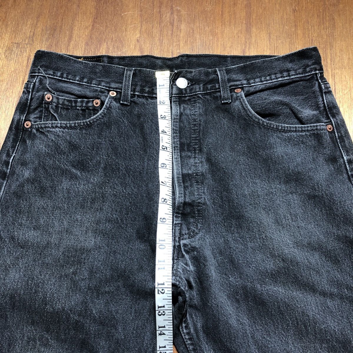 Levi's Vintage Levis 501 Super Black 1995 Size US 36 / EU 52 - 10 Thumbnail