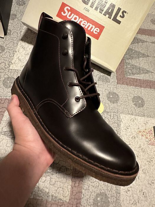 Supreme Supreme Clark's Leather Mali Boot Sz 9 | Grailed