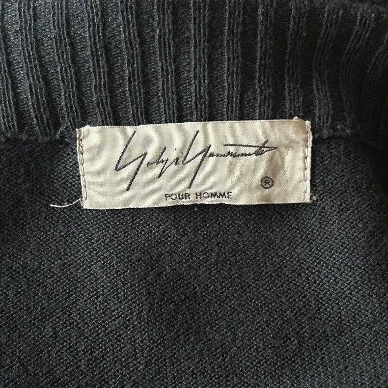Yohji Yamamoto Yohji Yamamoto Yohji Yamamoto Wool Cardigan with Graphic D Size US M / EU 48-50 / 2 - 5 Thumbnail