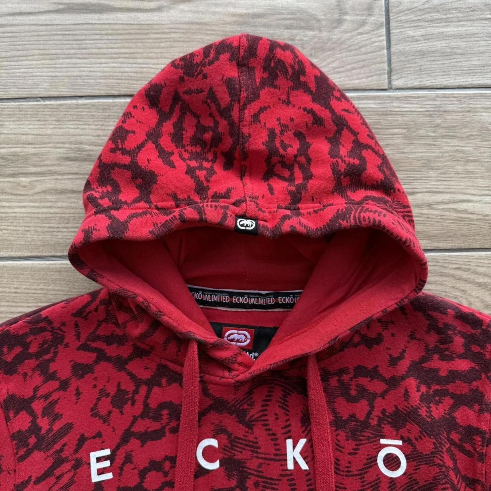 Ecko Unltd. Y2K Ecko Unltd. Red Hoodie Jacket Size US L / EU 52-54 / 3 - 2 Thumbnail