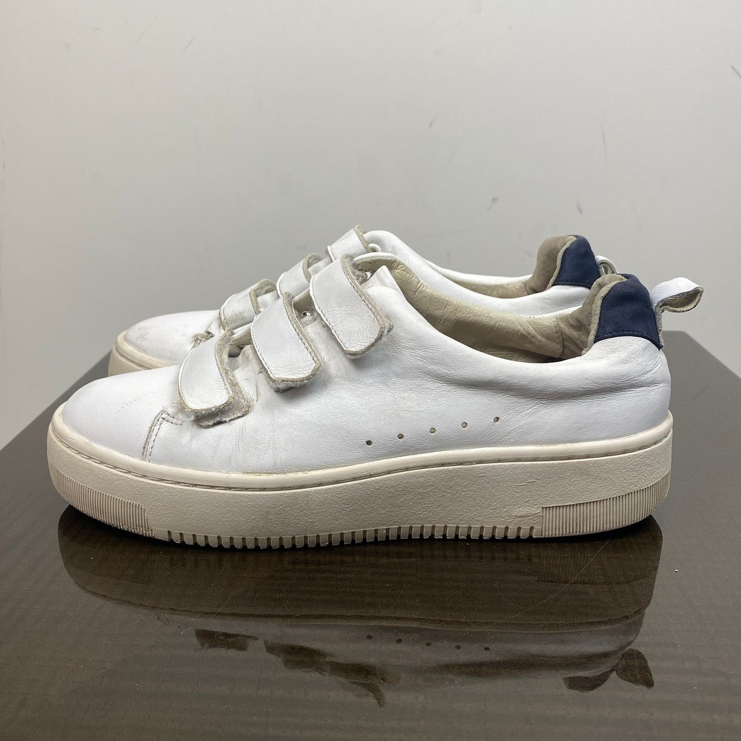 Sandro Sandro Paris Anita Blanc Leather Sneakers Trainers 38 US 8 Size US 8 / IT 38 - 5 Thumbnail