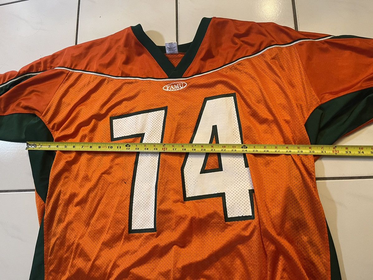 Vintage Vintage Famu Rattlers Florida Am Football Jersey Rare #74 Size US XXL / EU 58 / 5 - 6 Thumbnail