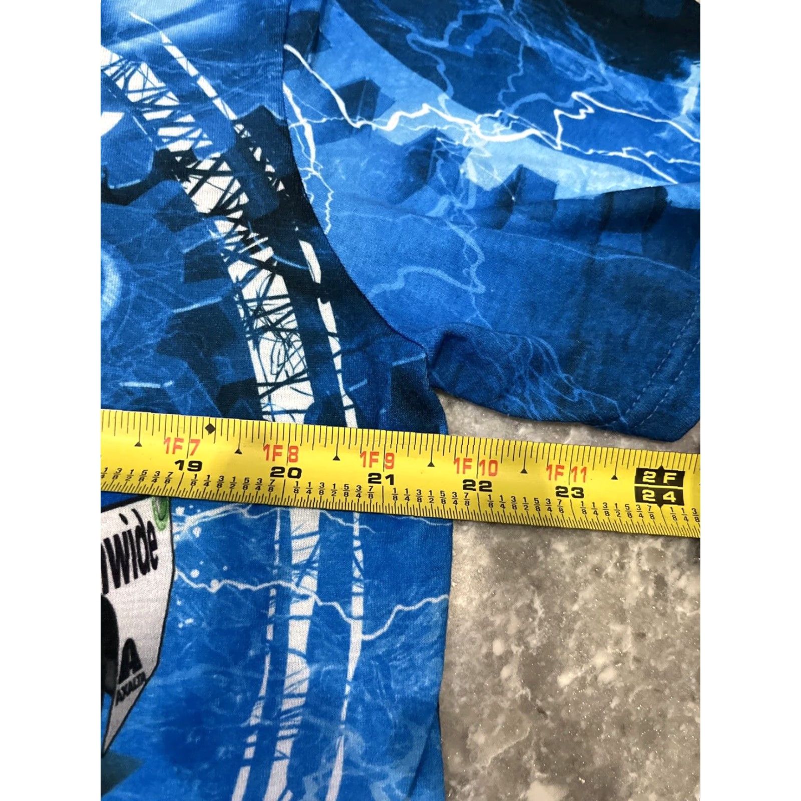NASCAR Hendrick Motorsports Shirt Men L AOP #88 Dale Earnhardt Jr. NASCAR Nationwide Blue Graphic Print Crew Neck Short Sleeve Size US L / EU 52-54 / 3 - 5 Thumbnail