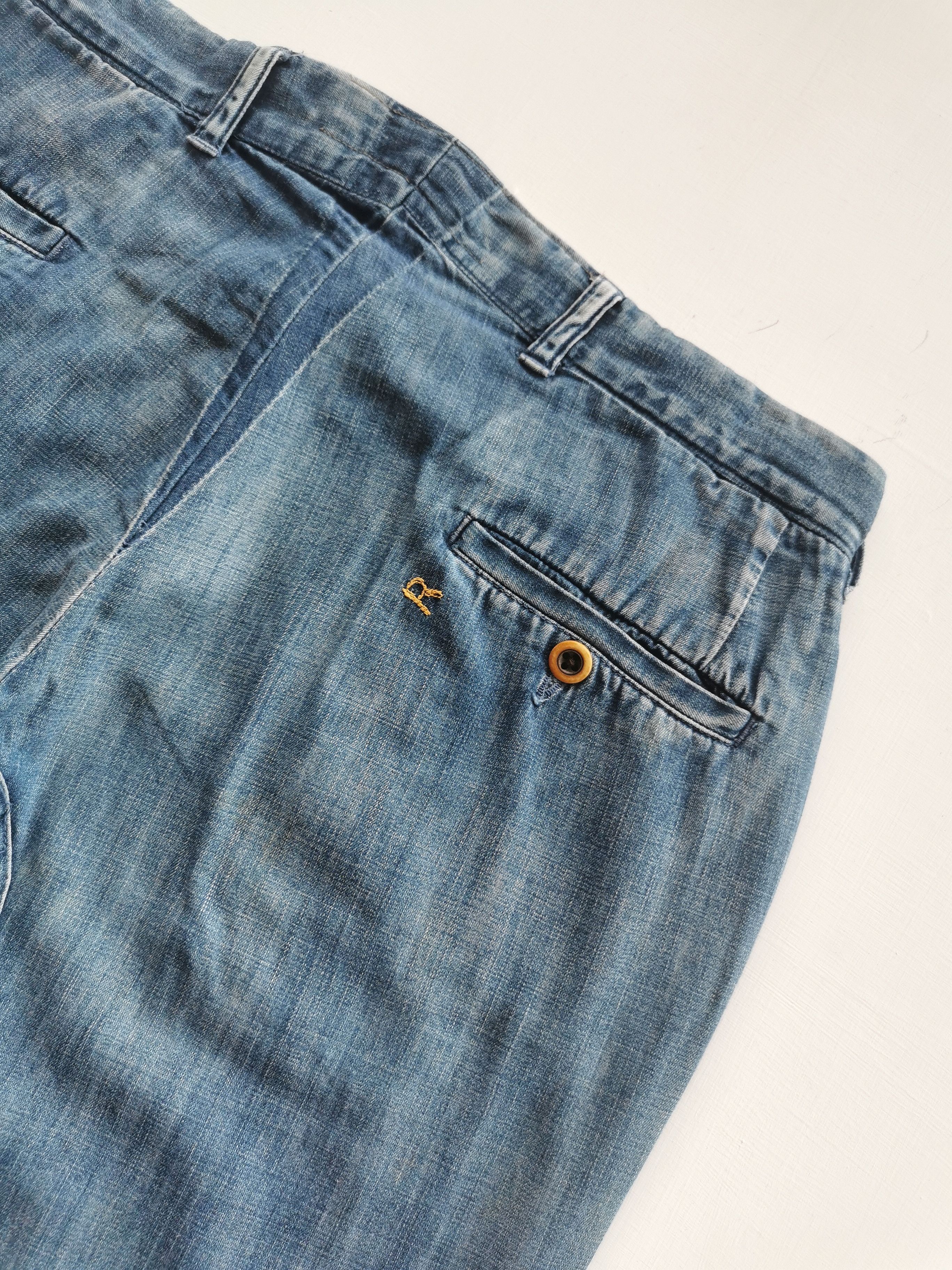 45rpm 45rpm Button Hem Cropped Jeans Size US 31 - 10 Thumbnail