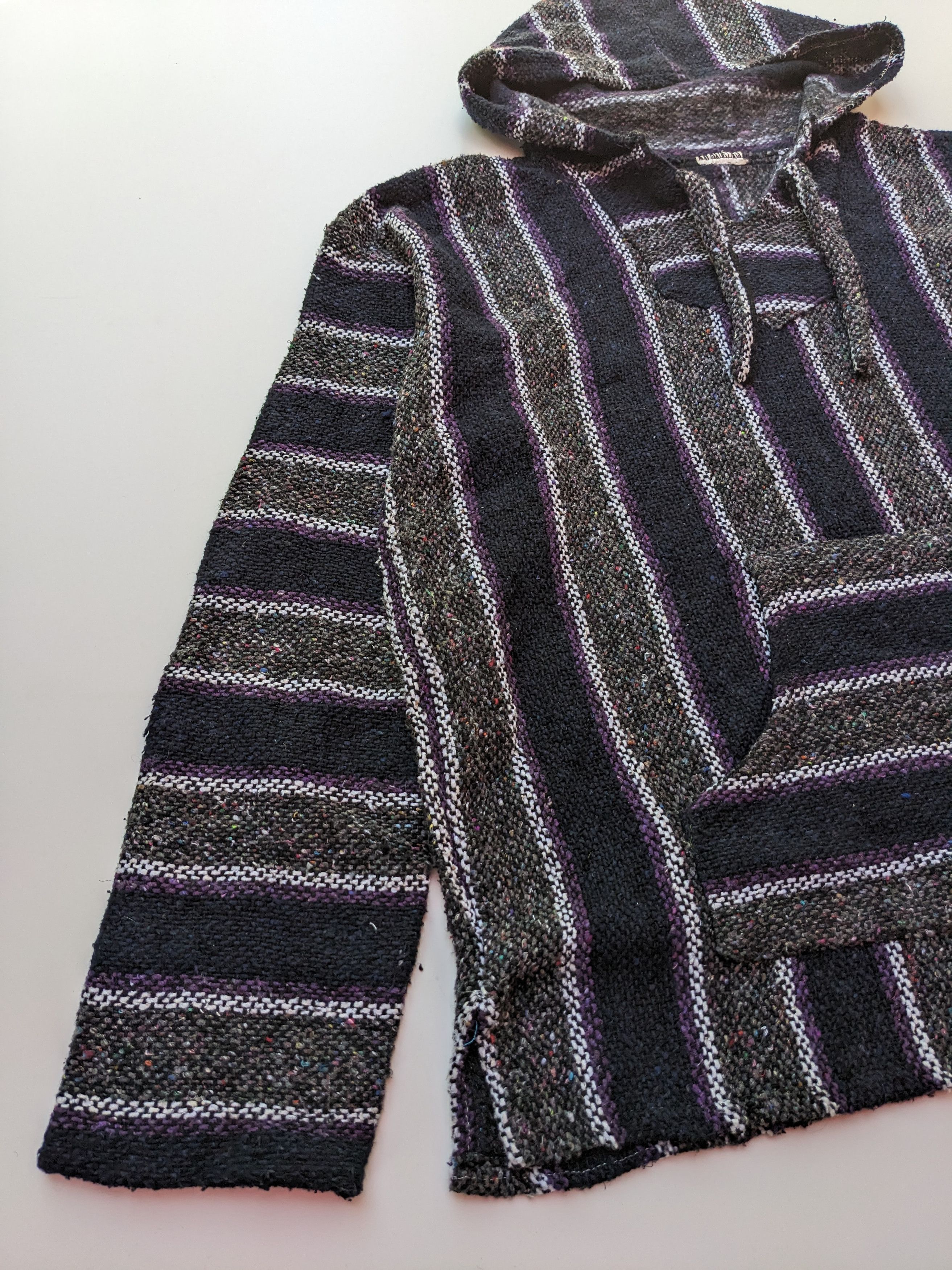 Vintage Vintage mexican ponchos hoodie Size US L / EU 52-54 / 3 - 3 Thumbnail