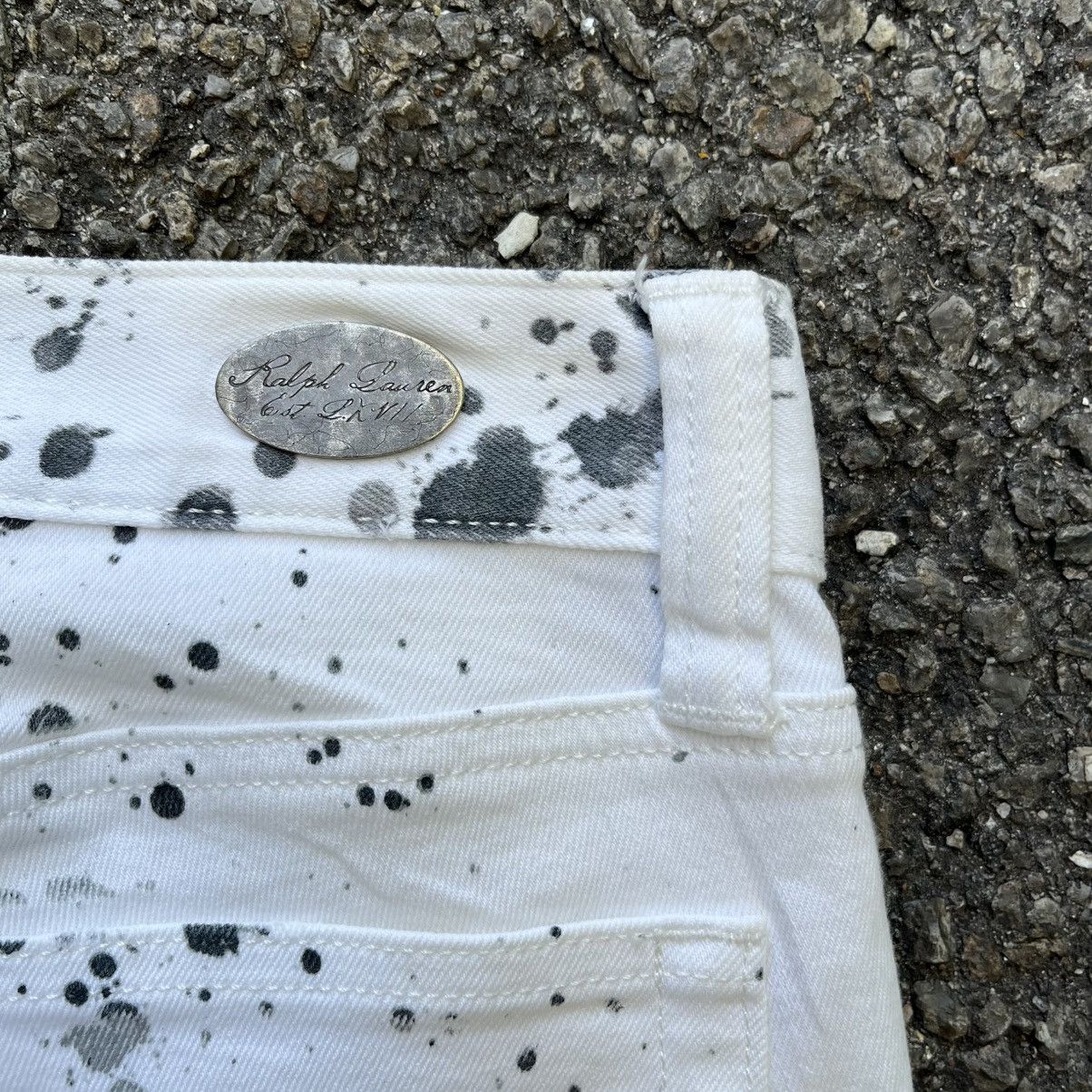 Polo Ralph Lauren Ralph Lauren White Splatter Painted Bull Graphic Slim Jeans Size 26" / US 2 / IT 38 - 14 Thumbnail