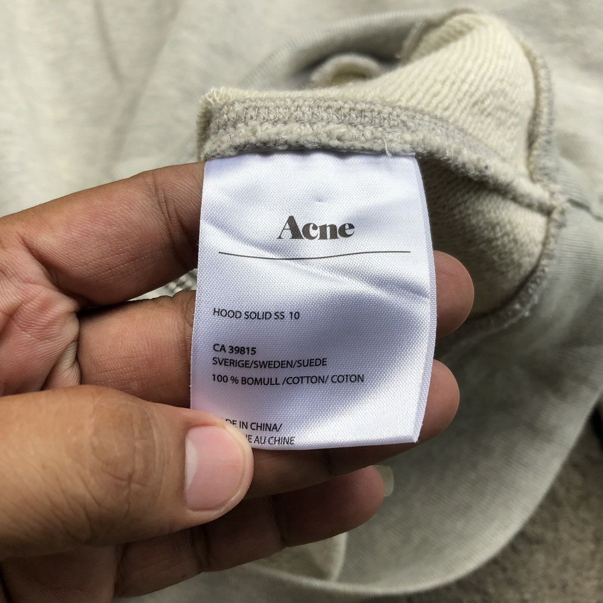 Acne Studios × Designer Acne Studios - Hood Solid SS10 Size US L / EU 52-54 / 3 - 7 Thumbnail