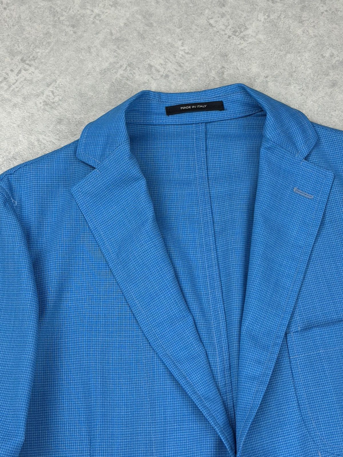 Other Angelo Nardelli Blue Wool Blend Sport Coat Blazer Size 50 Size 40R - 7 Thumbnail