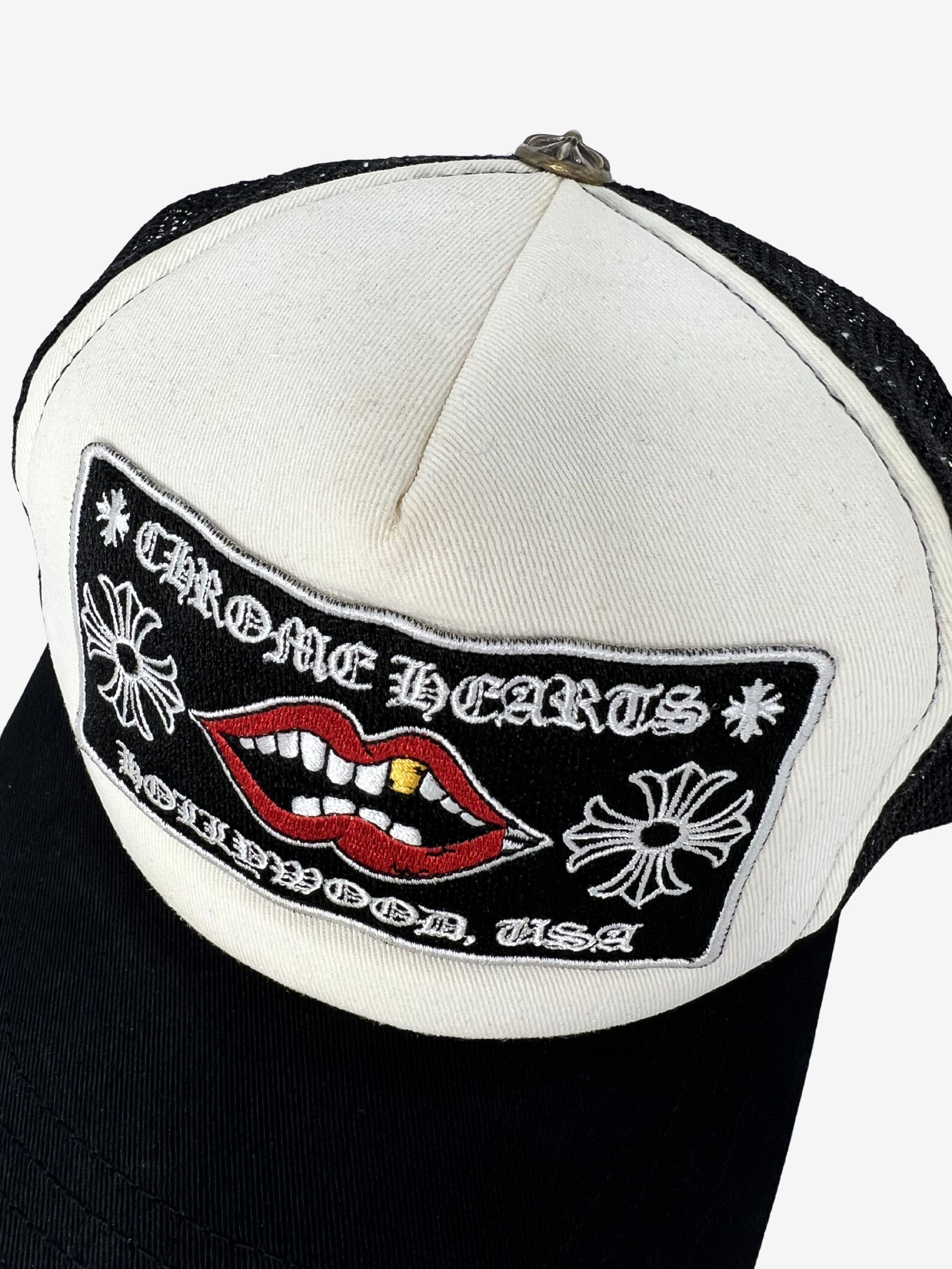 Chrome Hearts Chrome Hearts Matty Boy White Chomper Trucker Hat Size ONE SIZE - 3 Thumbnail