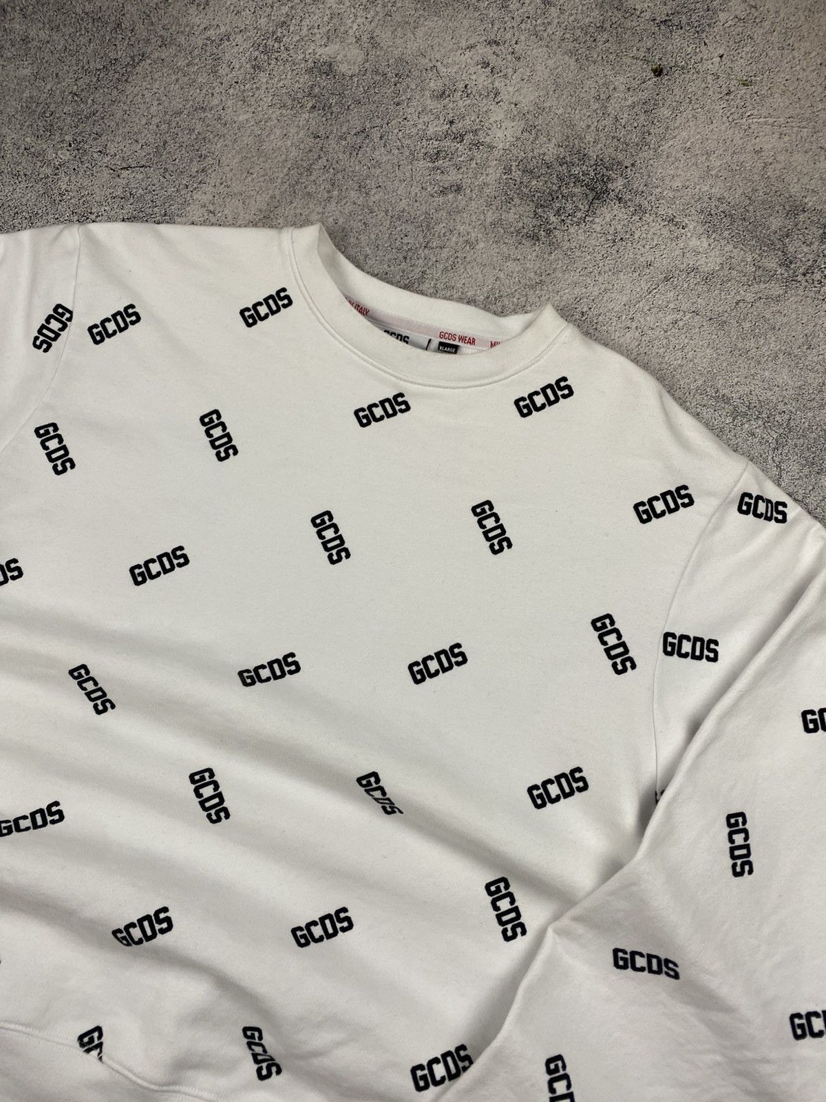 GCDS Rare GCDS Monogram Big Logo Hype Sweatshirt Size US L / EU 52-54 / 3 - 5 Thumbnail