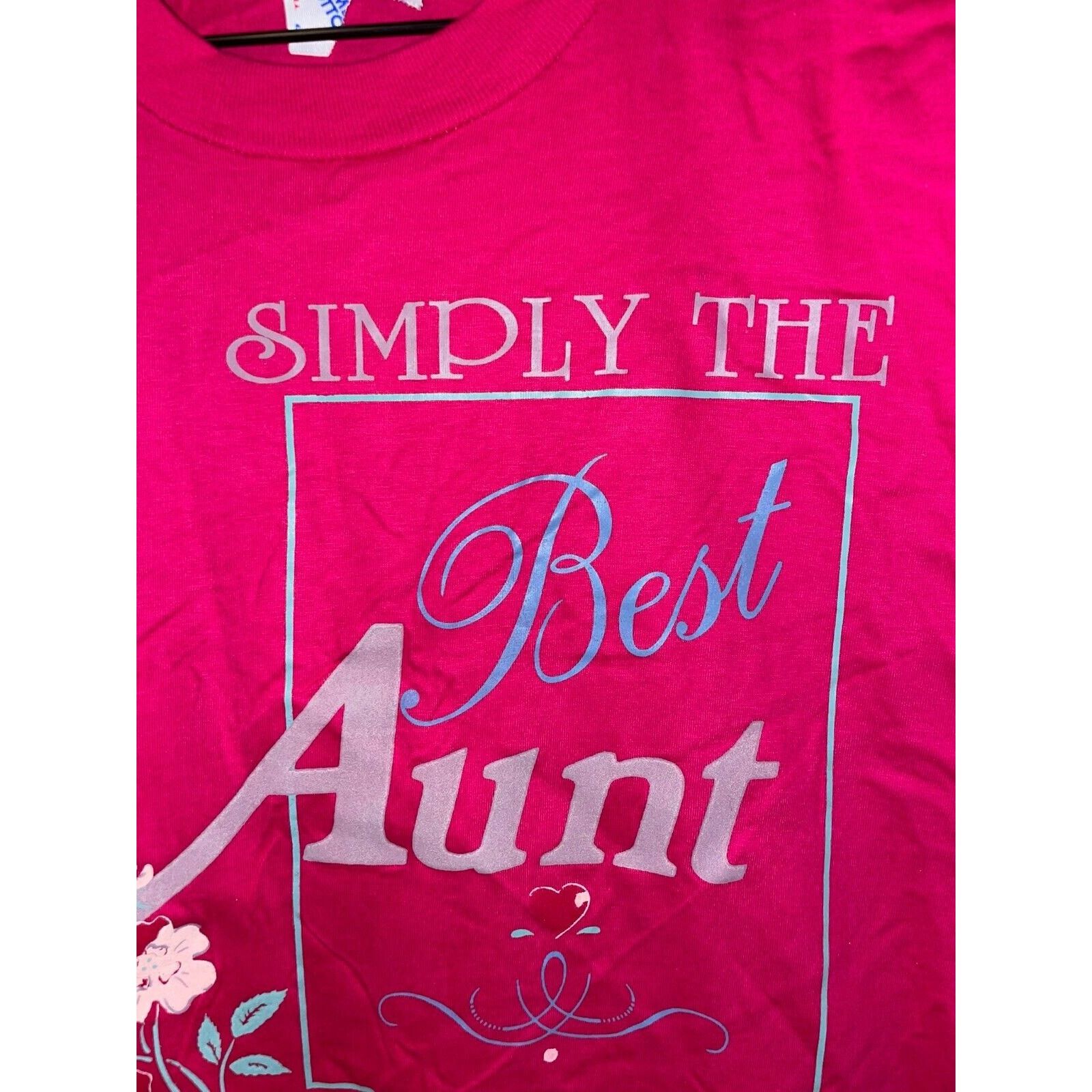 Jerzees Vintage Aunt Shirt Simply The Best Bozeman Montana Pink Tee Size US L / EU 52-54 / 3 - 2 Thumbnail
