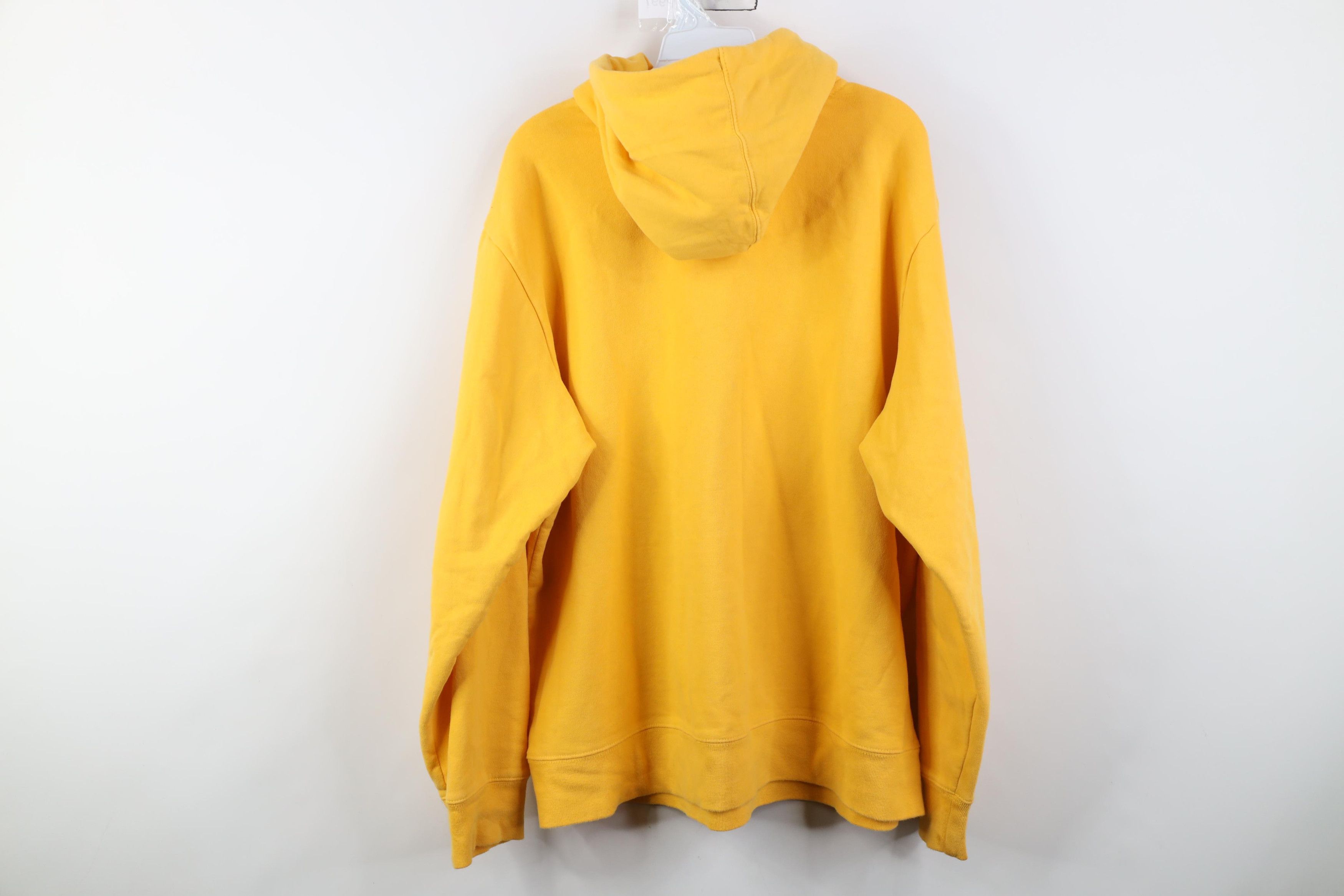 The North Face Vintage Y2K The North Face Big Logo Hoodie Sweatshirt Yellow Size US XL / EU 56 / 4 - 14 Thumbnail