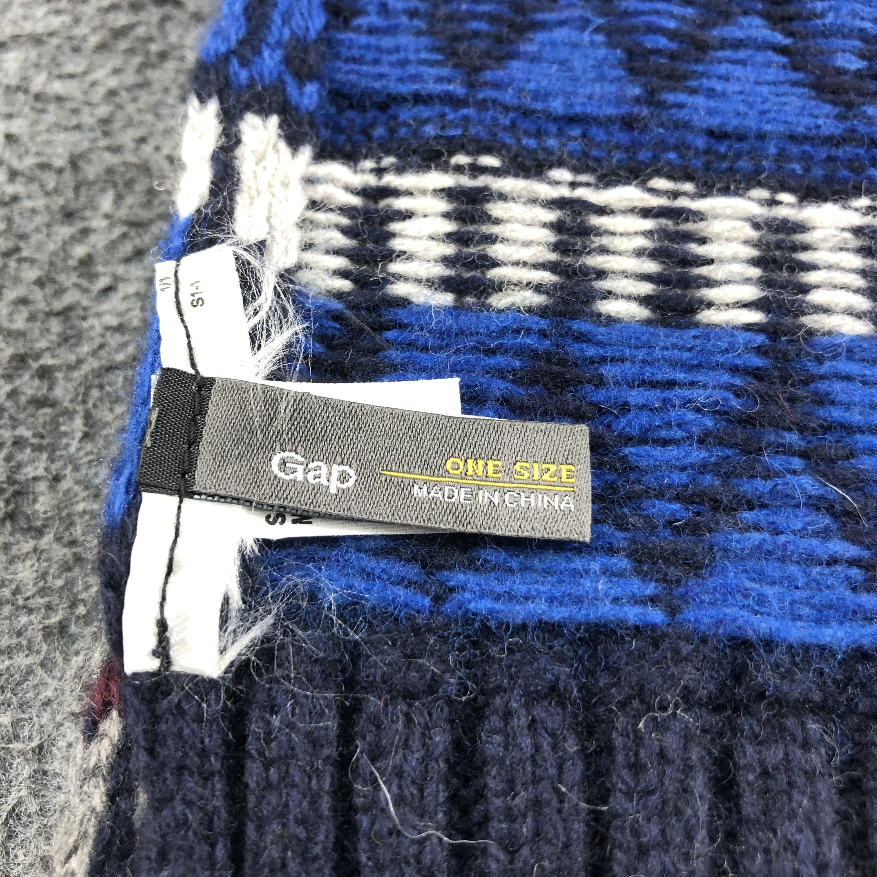 Gap GAP Native Design Wool Scarf Muffler V857 Size ONE SIZE - 4 Thumbnail
