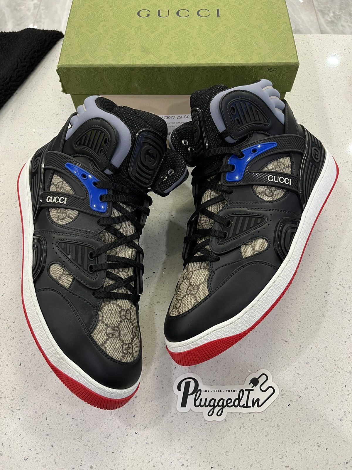 Gucci Gucci Hightop Sneakers Size US 11.5 / EU 44-45 - 1 Thumbnail