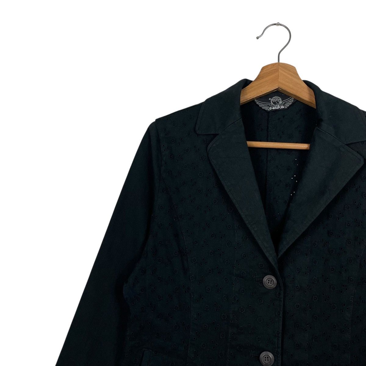 Japanese Brand Naiku Black Jacket