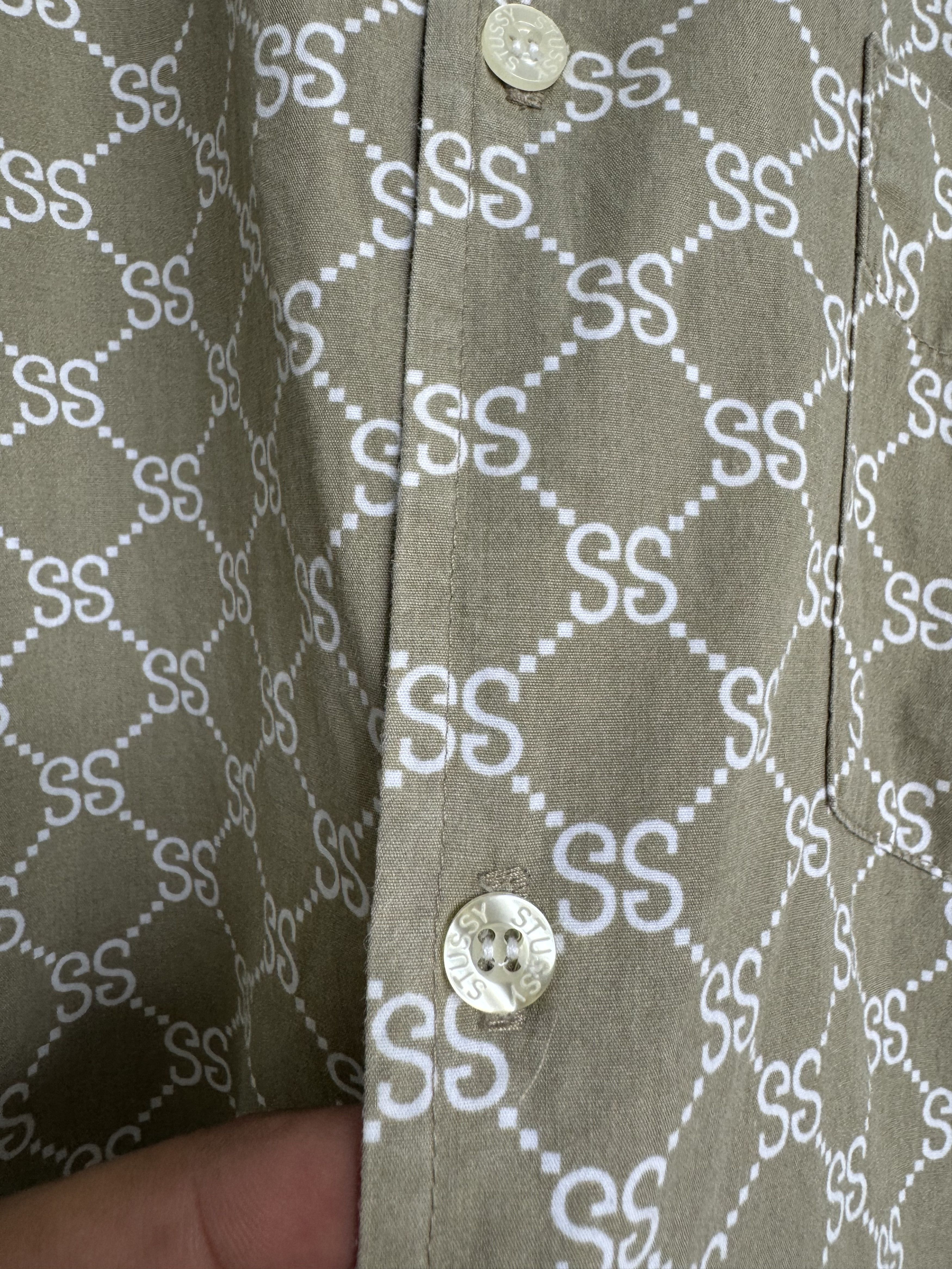 Stussy × Vintage Vintage Stussy Vintage Stucci monogram Shirt Size US M / EU 48-50 / 2 - 3 Thumbnail