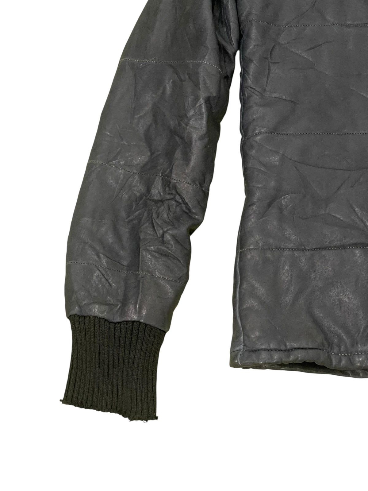 Giorgio Brato Giorgio Brato Leather Jacket Hoodie Slim 7🟩0 Size US M / EU 48-50 / 2 - 15 Thumbnail