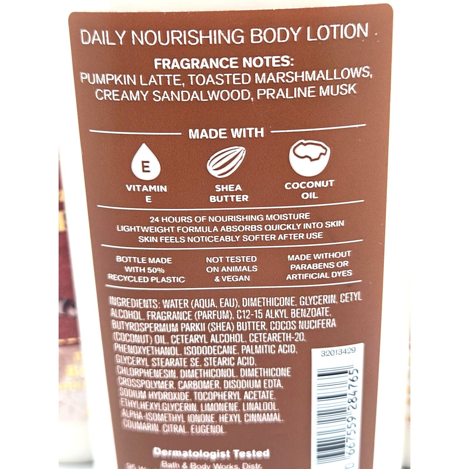 Other New Bath & Body Works Marshmallow Pumpkin Latte Body Lotion Size ONE SIZE - 2 Thumbnail