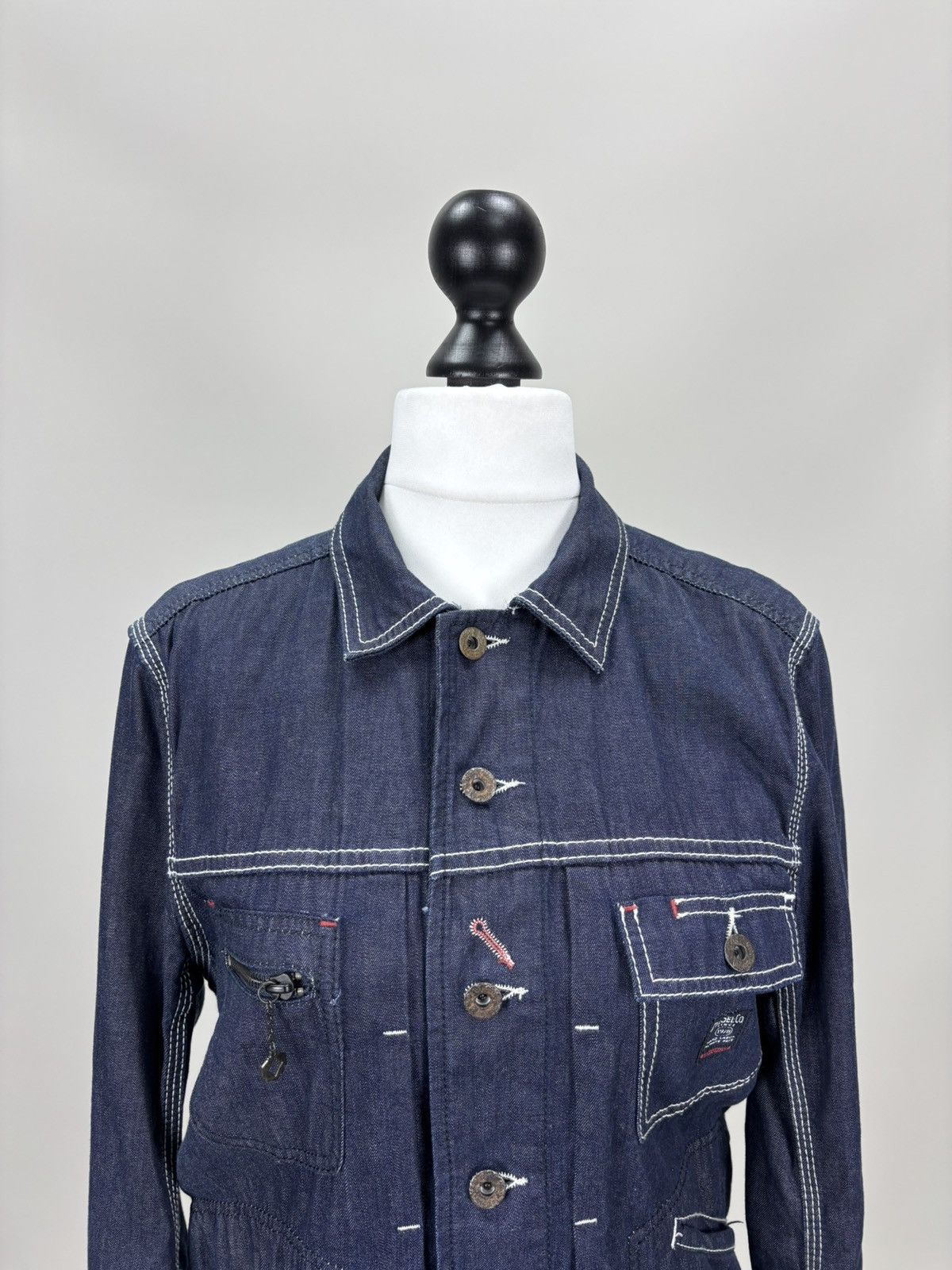 Diesel Womens denim jacket Diesel Size M Color Blue Size M / US 6-8 / IT 42-44 - 3 Thumbnail