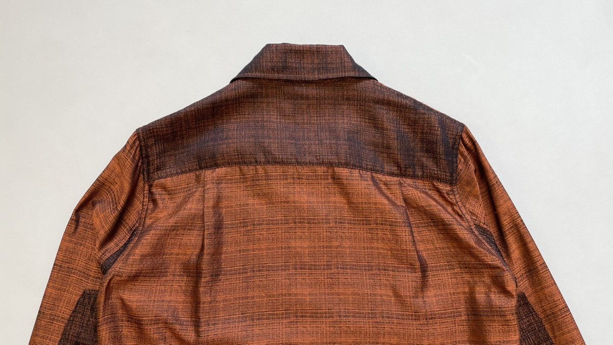 Nicholas Daley Sample Orange / Black Silk Utility Shirt Size US M / EU 48-50 / 2 - 12 Thumbnail