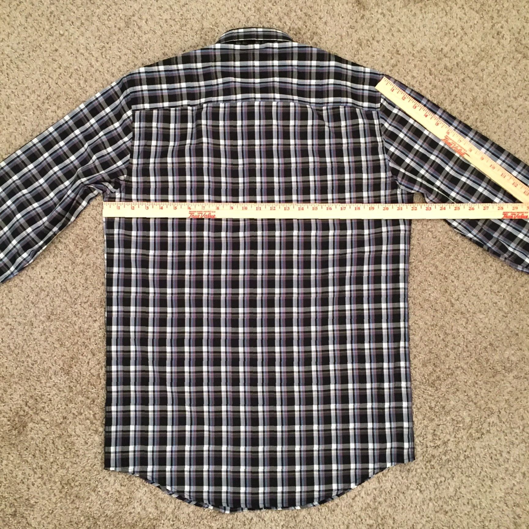 Buffalo David Bitton Buffalo David Bitton Shirt Mens Medium Slim Black Plaid Long Sleeve Button Up Size US M / EU 48-50 / 2 - 7 Thumbnail