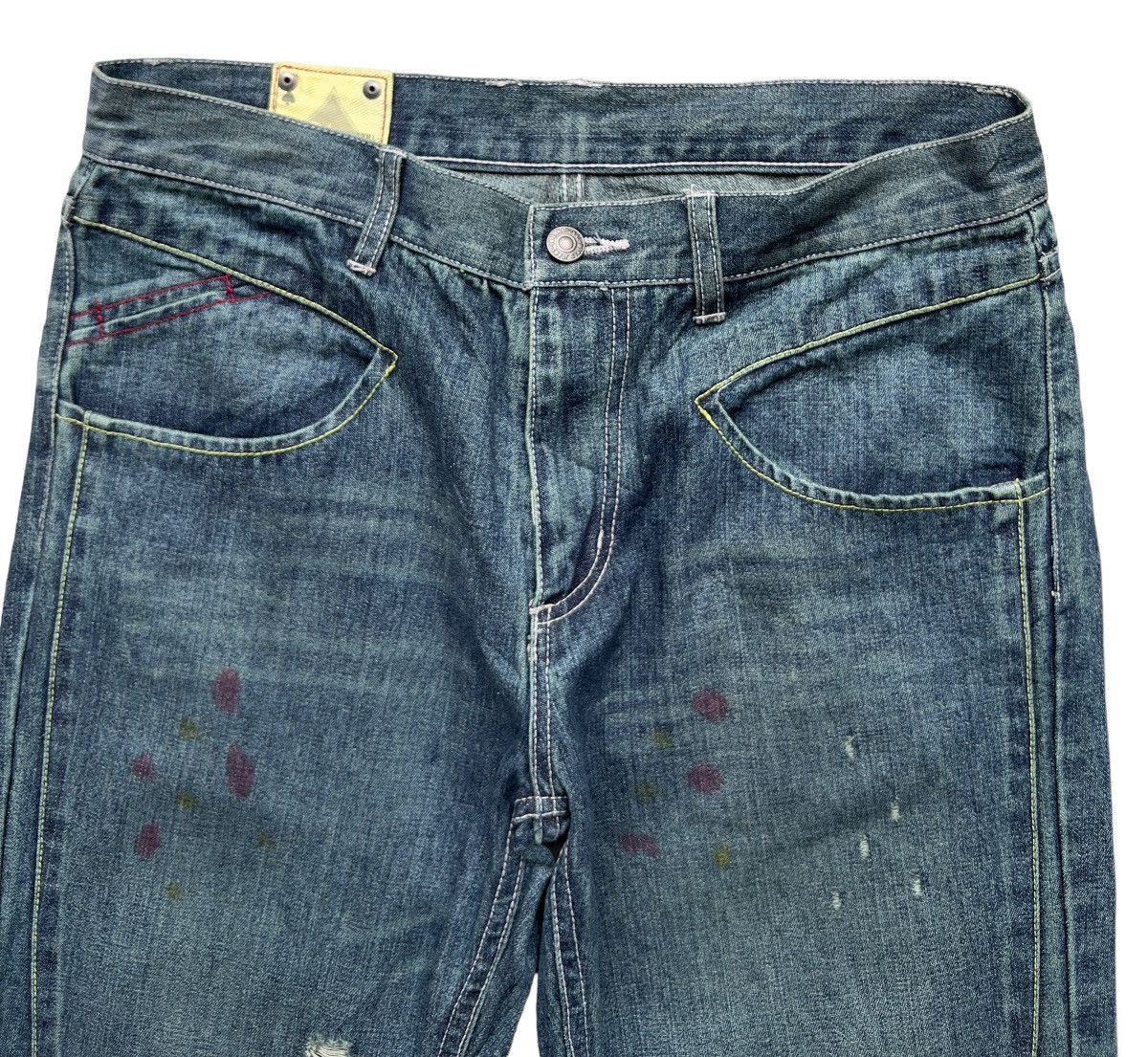 Japanese Brand Jungle Storm Japan Straight Cut Denim Jeans Size US 32 / EU 48 - 7 Thumbnail