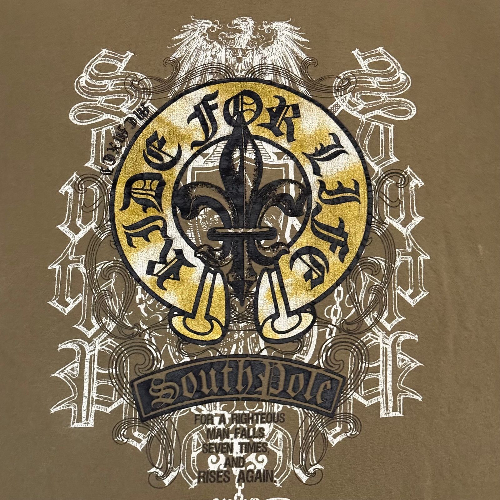 Southpole Southpole Ride for Life Shirt 2XL Y2K Chrome Hearts Style Size US XXL / EU 58 / 5 - 2 Thumbnail