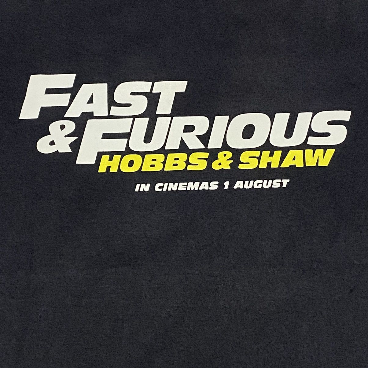 Vintage Movie fast and furious hobbs & shaw film Size US M / EU 48-50 / 2 - 2 Thumbnail