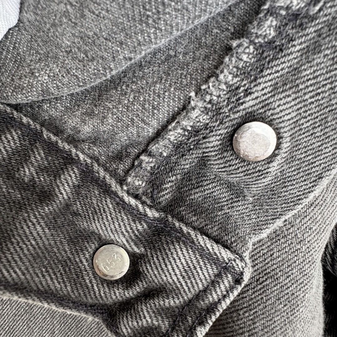 Levi's × Vintage Levi’s 501 1980 80s Vintage W30 L31 USA Black Denim Jeans Size US 30 / EU 46 - 4 Thumbnail