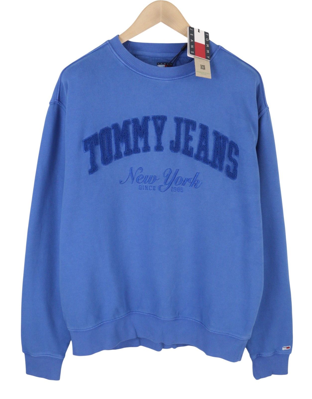 Tommy Hilfiger RLX VINTAGE VARS L Blue Logo Sweatshirt 87394 Size US L / EU 52-54 / 3 - 1 Thumbnail