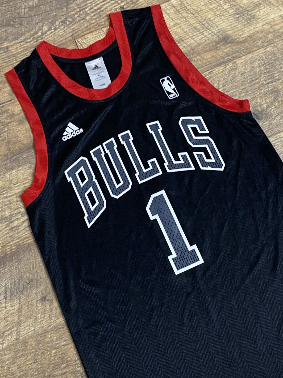 Adidas Very Rare Vtg Adidas Bulls #1 Rose Swingman Jersey M Size US M / EU 48-50 / 2 - 2 Thumbnail
