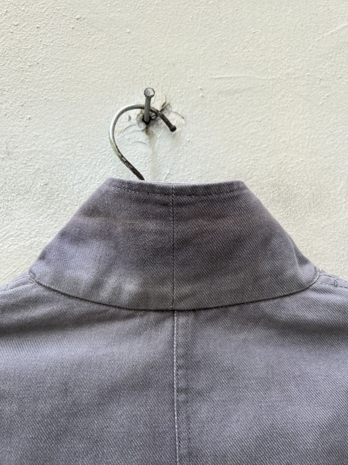 Danton Vintage Danton France Sun Fade Grey Nehru Collar Work Jacket Size US M / EU 48-50 / 2 - 15 Thumbnail