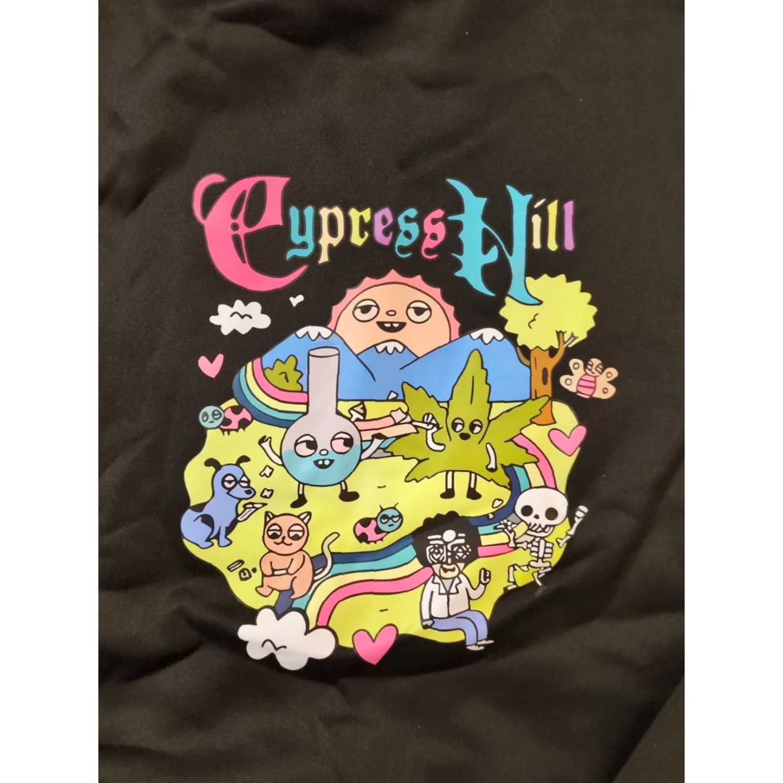 Vintage Cypress Hill Hoodie Unbranded 47" Chest Black Long Sleeve Hooded Graphic Print Unisex Adults L Mens Womens Hip Hop 90s Size US L / EU 52-54 / 3 - 2 Thumbnail