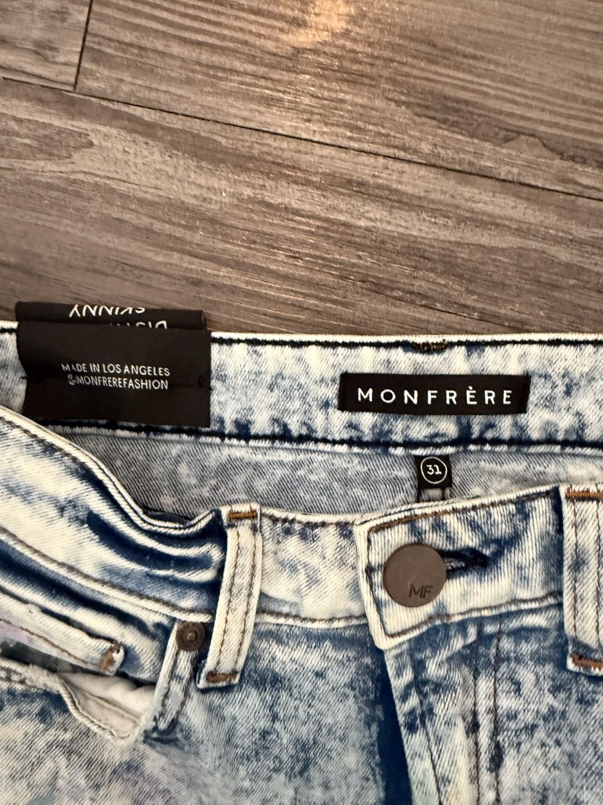 MONFRERE MONFRÈRE Skinny Jeans Size US 31 - 2 Thumbnail