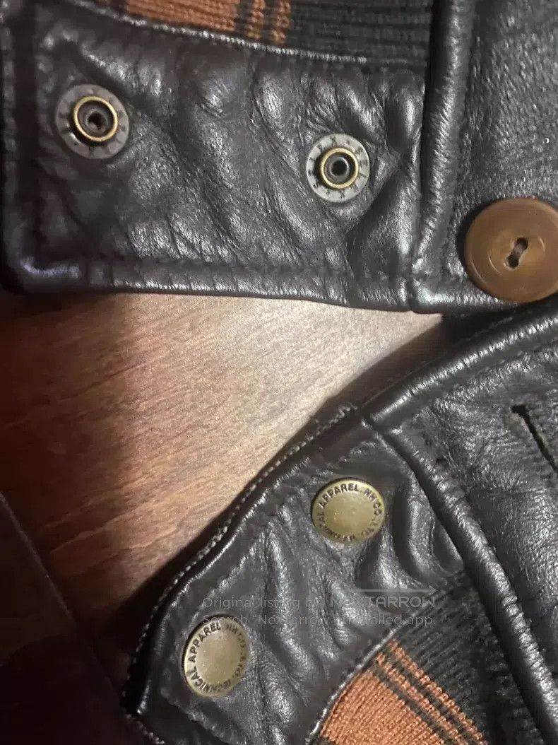 Neighborhood Neighborhood Bi-color Leather Jacket Size US M / EU 48-50 / 2 - 3 Thumbnail