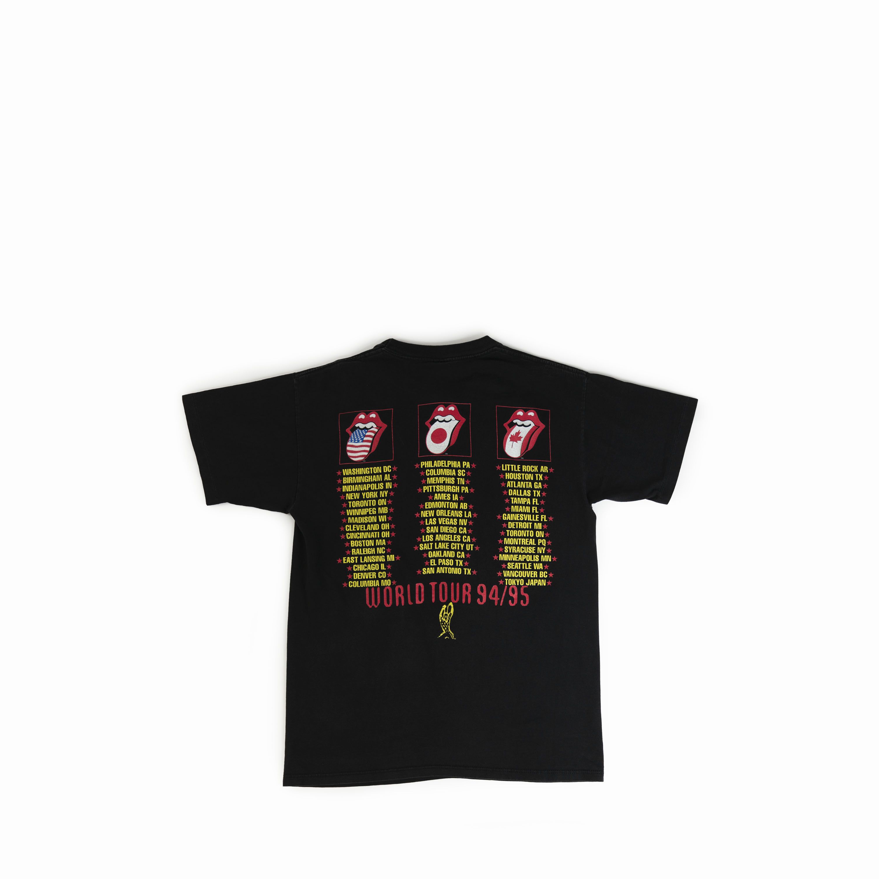 Band Tees × The Rolling Stones × Vintage Vintage 1994 1995 Rolling Stones Voodoo Tour Tee Shirt Size US L / EU 52-54 / 3 - 2 Thumbnail