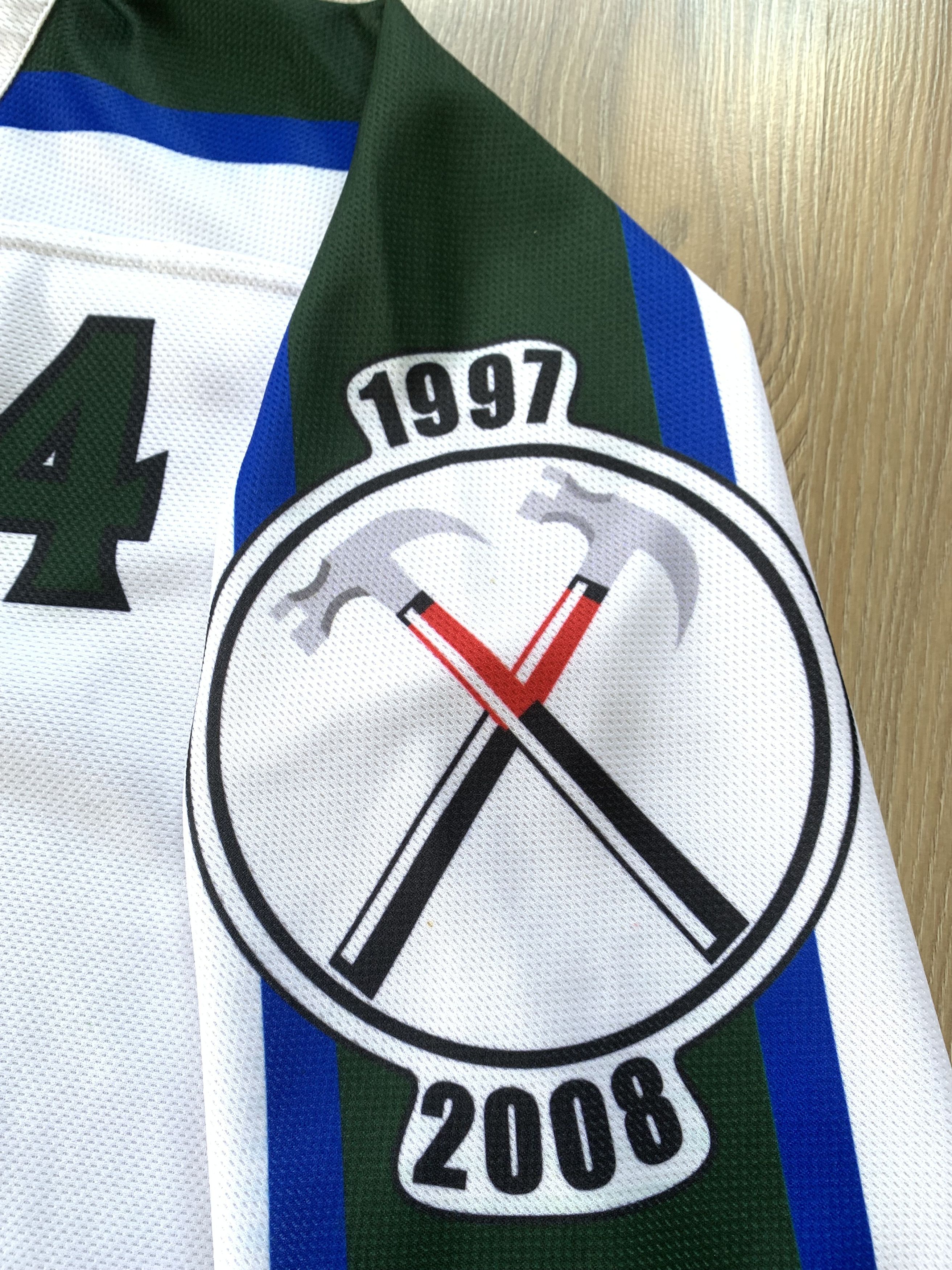 NHL × Vintage Vintage Rhino Sports Jesse Hammill #4 Hockey Jersey Size US XXL / EU 58 / 5 - 8 Thumbnail