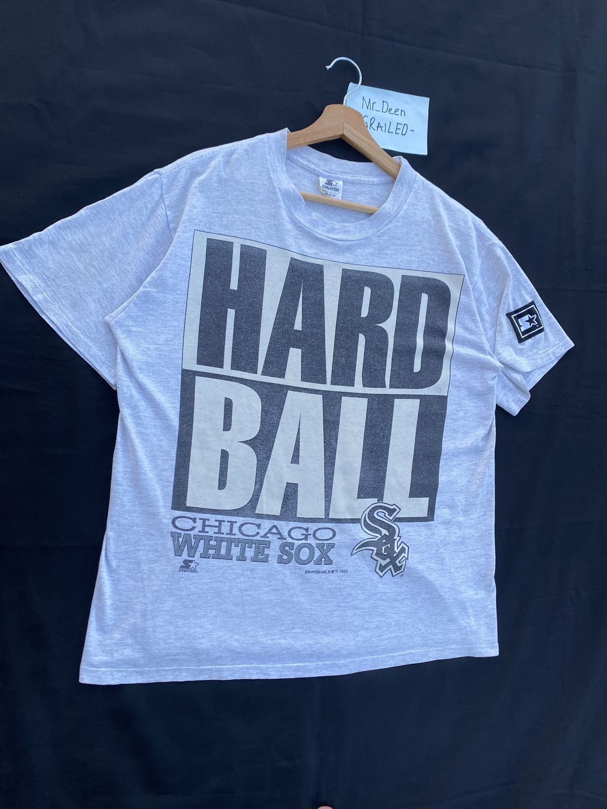 MLB Rare Vintage 1992s Chicago White SOX MLB x Starter Tshirt Size US M / EU 48-50 / 2 - 2 Thumbnail