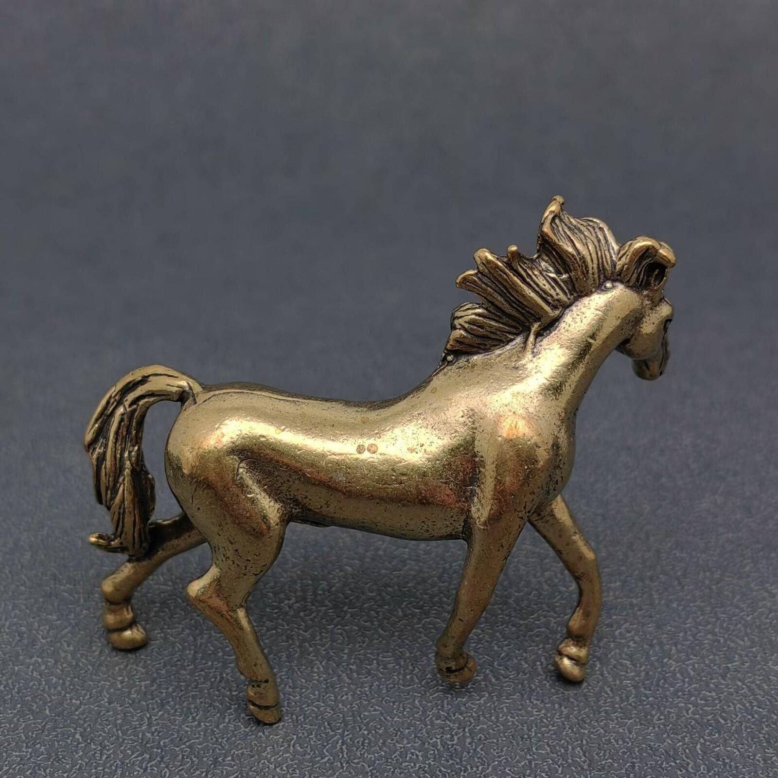 Unknown London Brass Miniature Horse Figurine Size ONE SIZE - 2 Thumbnail