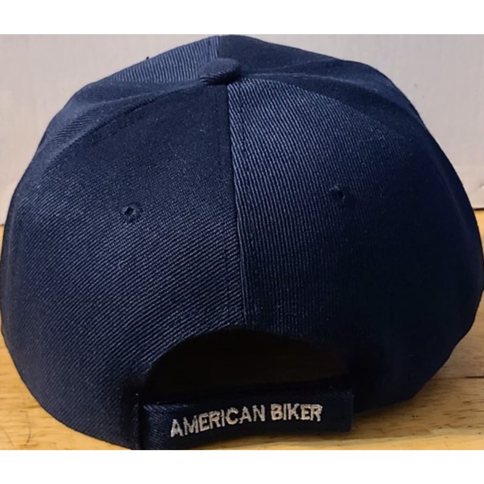 Vintage MOTORCYCLE BIKER AMERICA FLAMES USA FLAG BASEBALL CAP DARK BLUE ( USA AMERICA FLAMES MOTOCYCLE? ) Size ONE SIZE - 2 Thumbnail