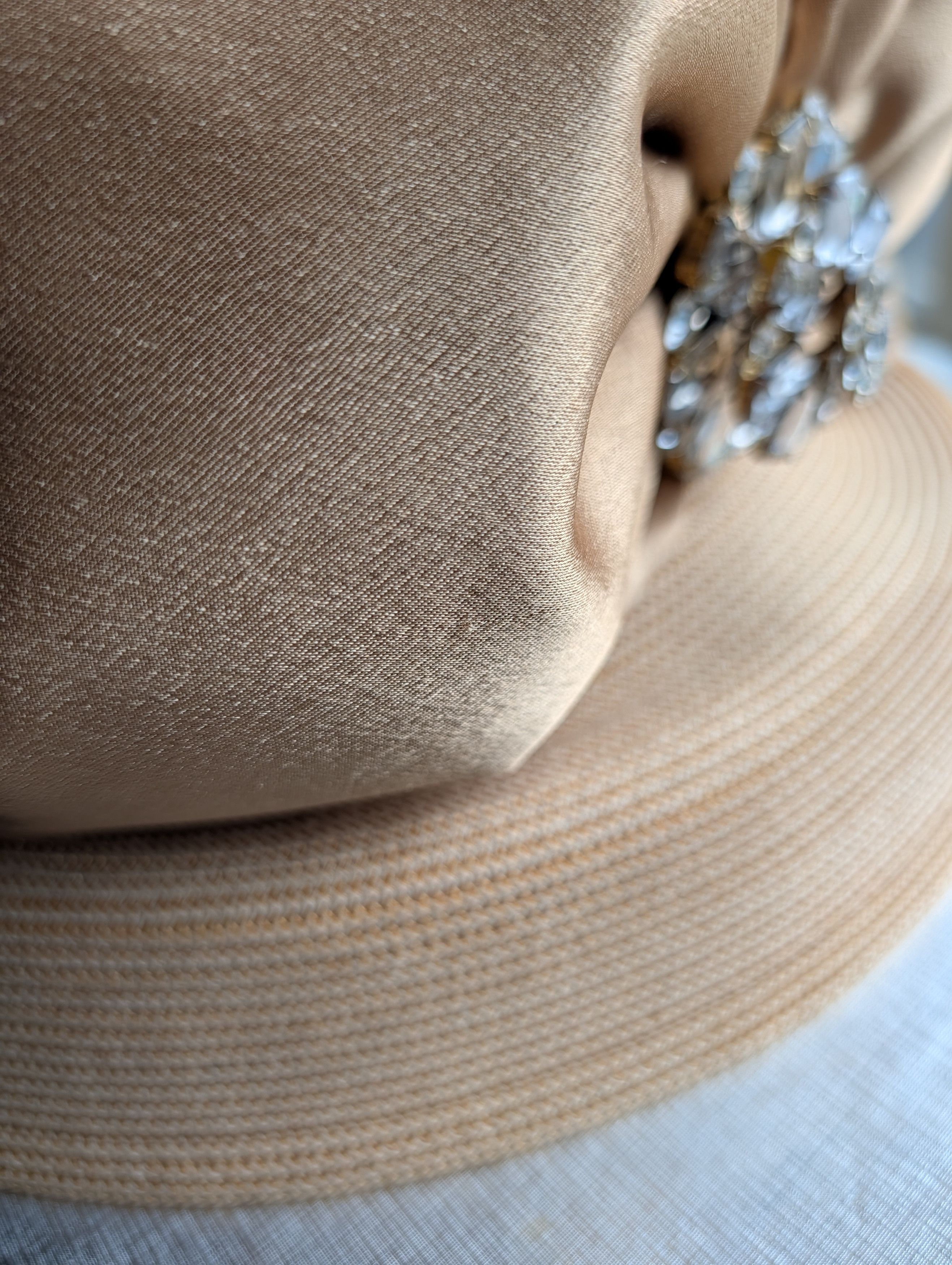 Other Whittall & Shon Gold Straw Hat Purse Set NWT Kentucky Derby Size ONE SIZE - 12 Thumbnail