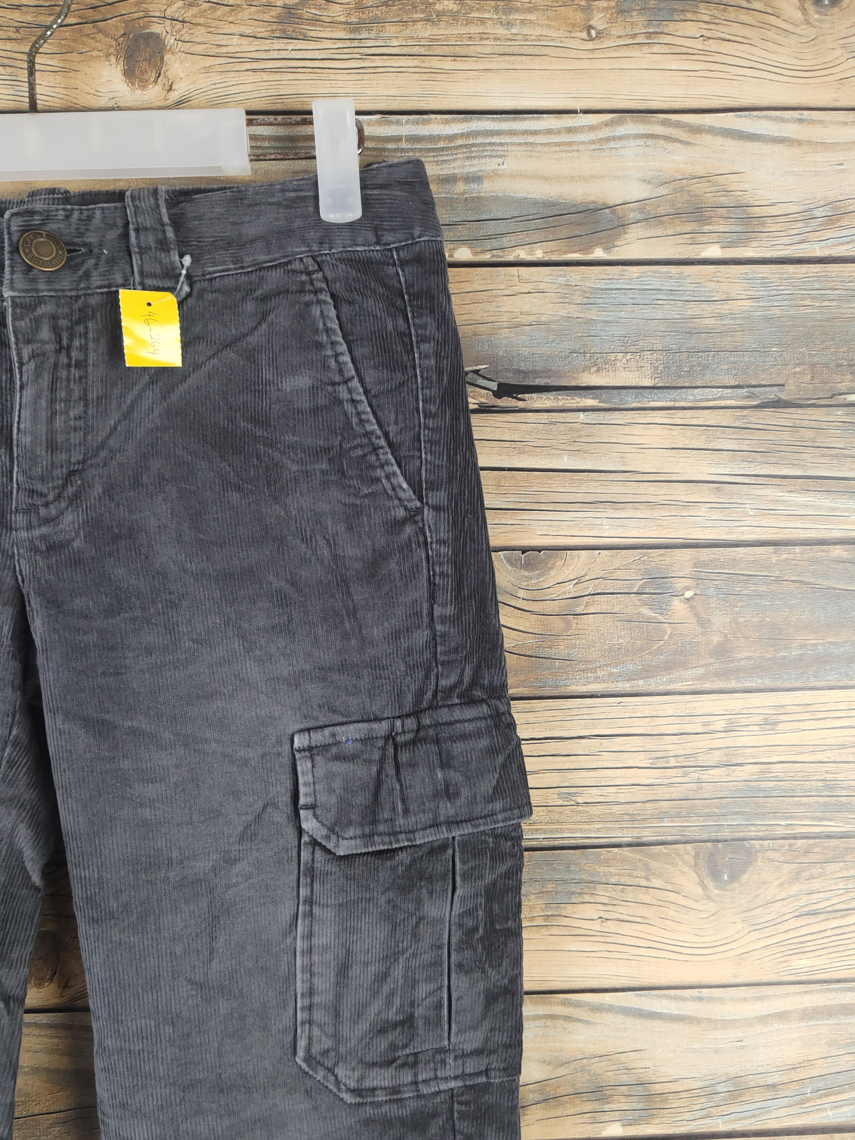 Gap DL Gap Jeans Dark Gray Multipocket Corduroy Pants #46-264T Size 28" / US 6 / IT 42 - 5 Thumbnail