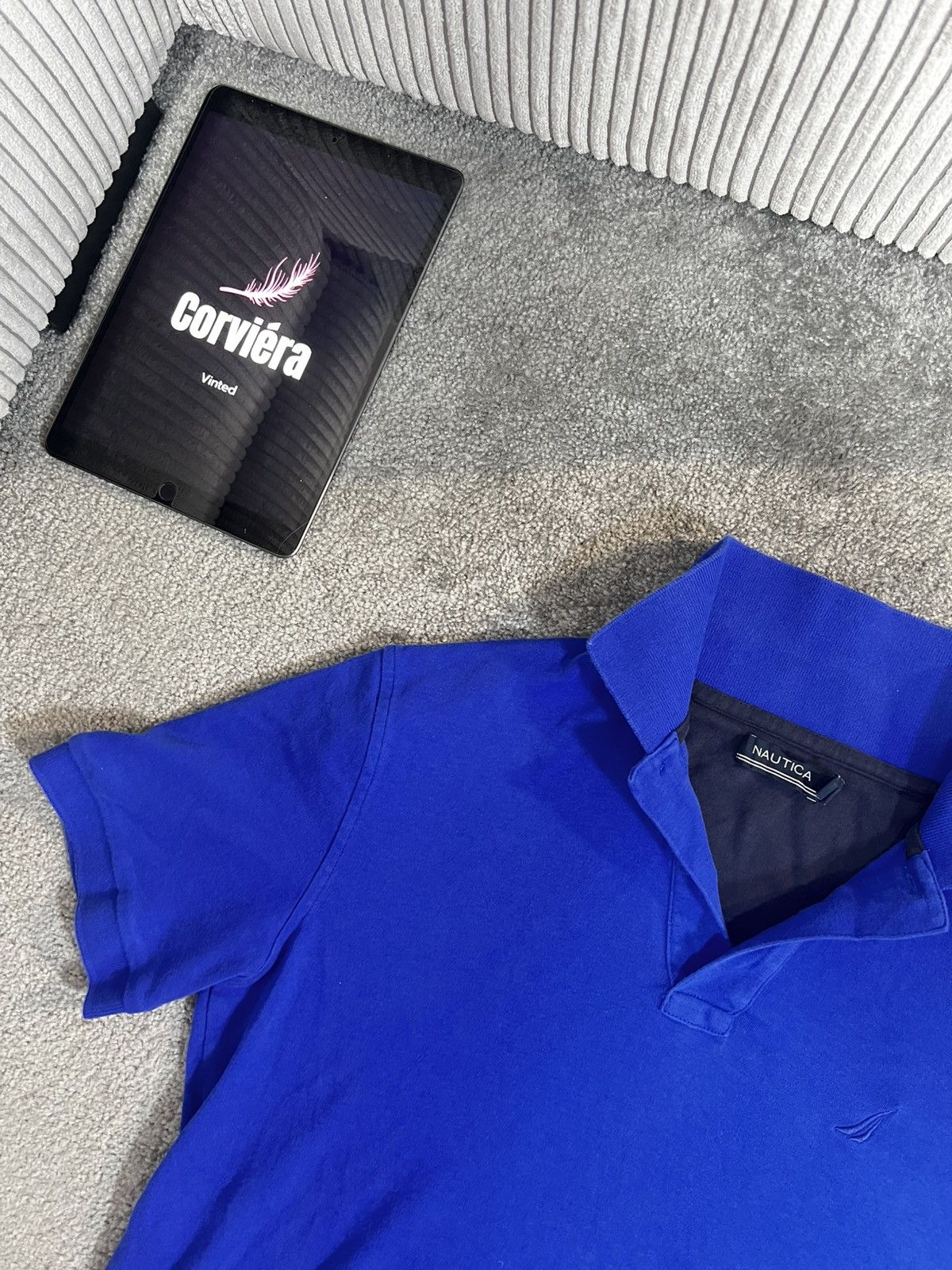 Designer × Nautica × Vintage Nautica Vintage Polo Shirt Blue Size US M / EU 48-50 / 2 - 2 Thumbnail